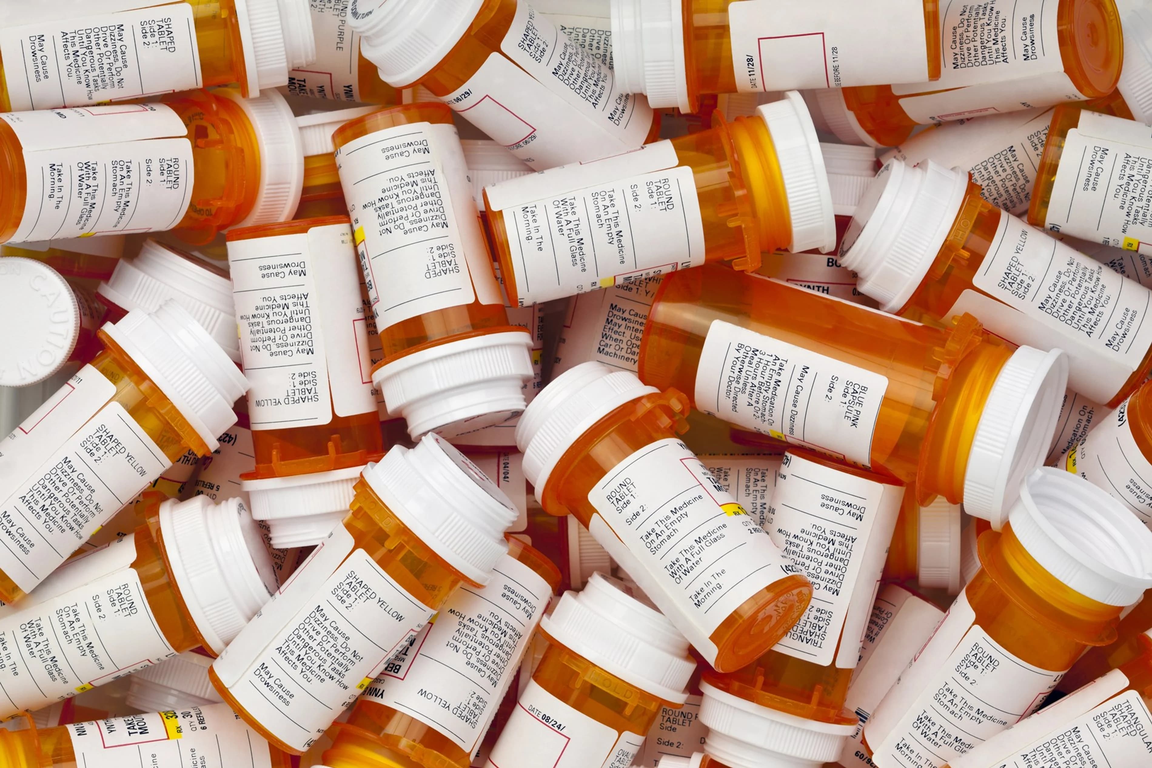 Prescription bottles banner
