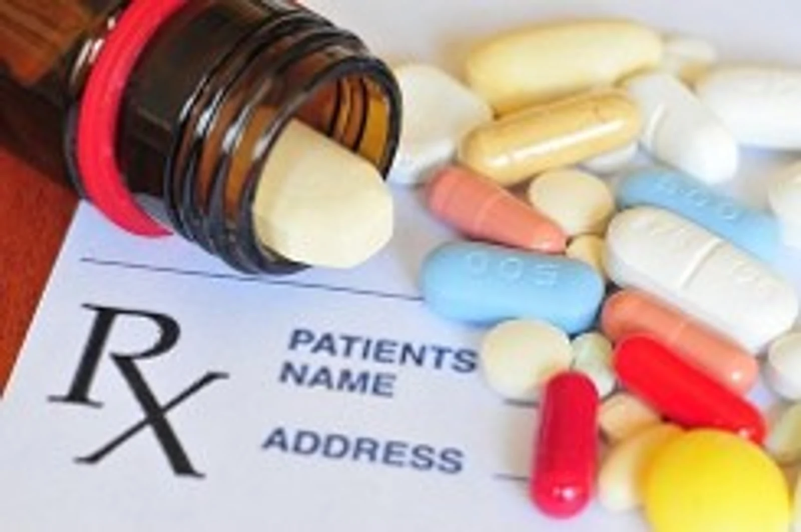 Pill bottle with prescription pad